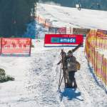 Blick zurück ins Ziel - Nostalgie-Skirennen 2014 in Wagrain